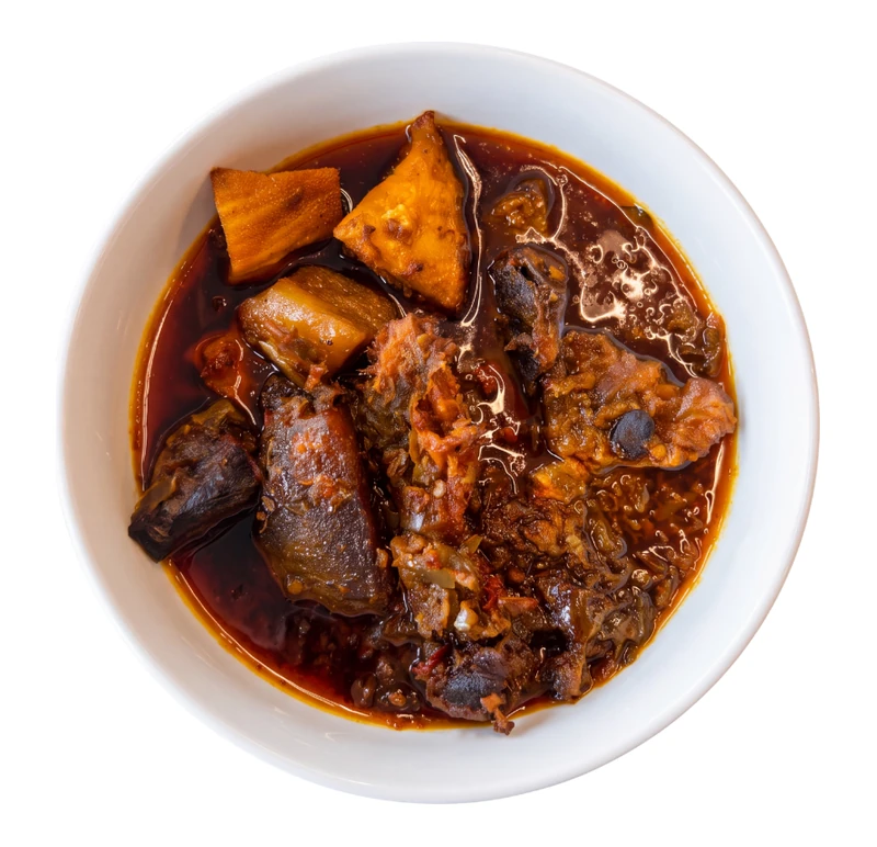 Ayamase stew with white rice at D'lara Kitchen, near East Kildonan in Winnipeg